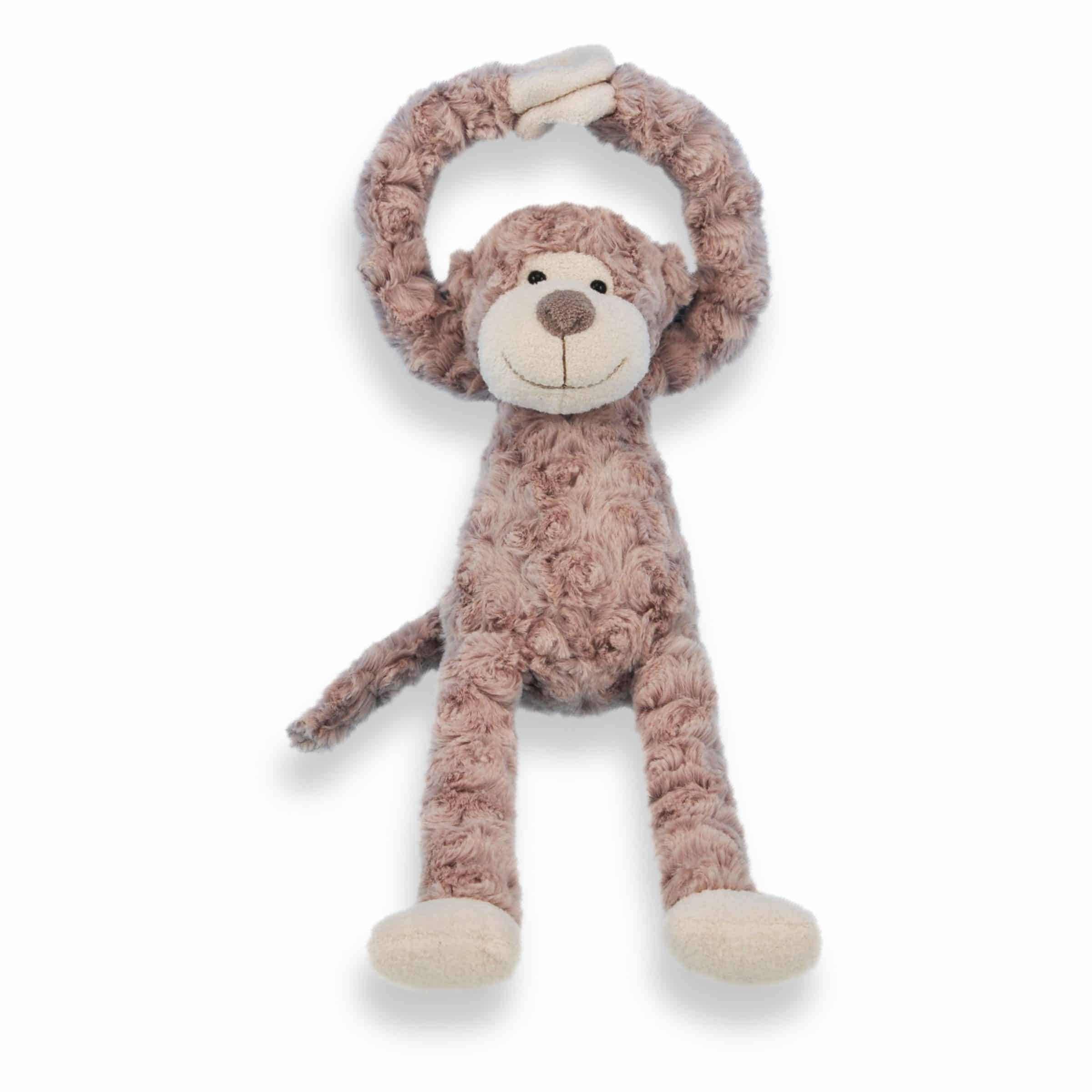 Slingeraapje knuffel bruin 45 cm