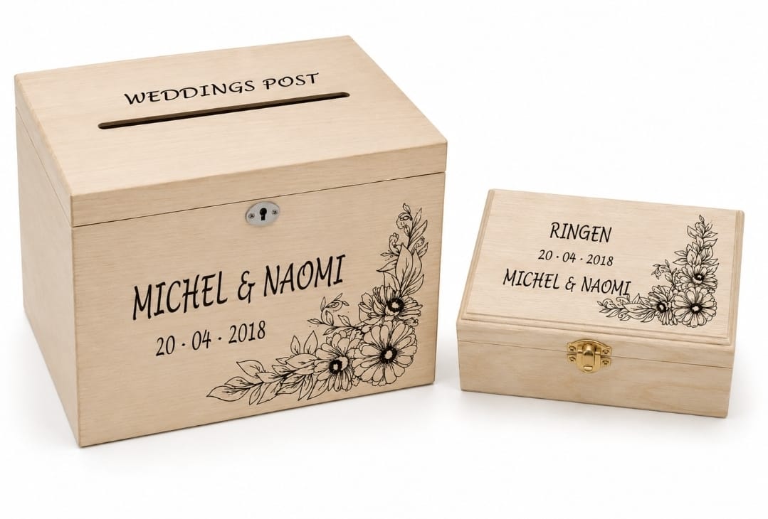 Wedding box + Ringendoosje